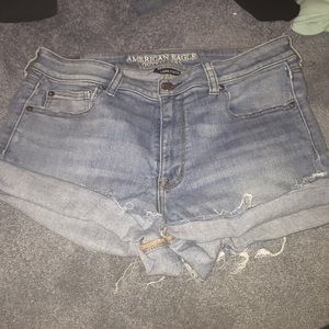 American eagle jean shorts